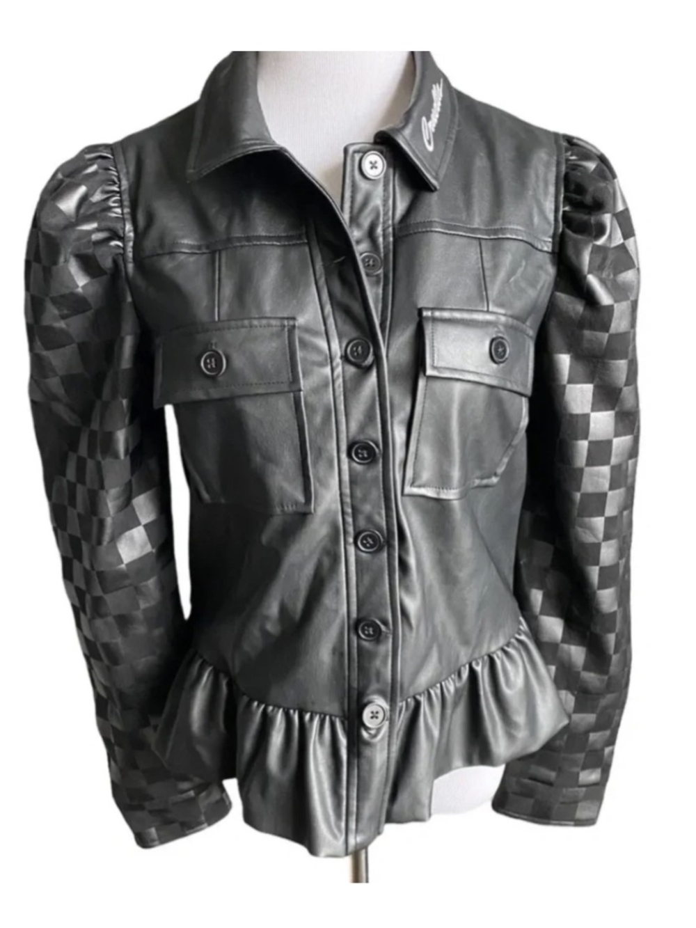 Disney Cruella Live Action Faux Leather Jacket Her Universe